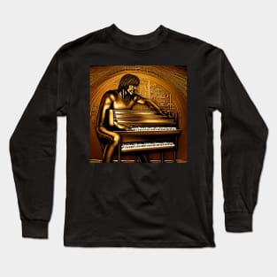 My Artistic Impression of British Keyboardist Keith Emerson, one of my favorite musicians, Long Sleeve T-Shirt